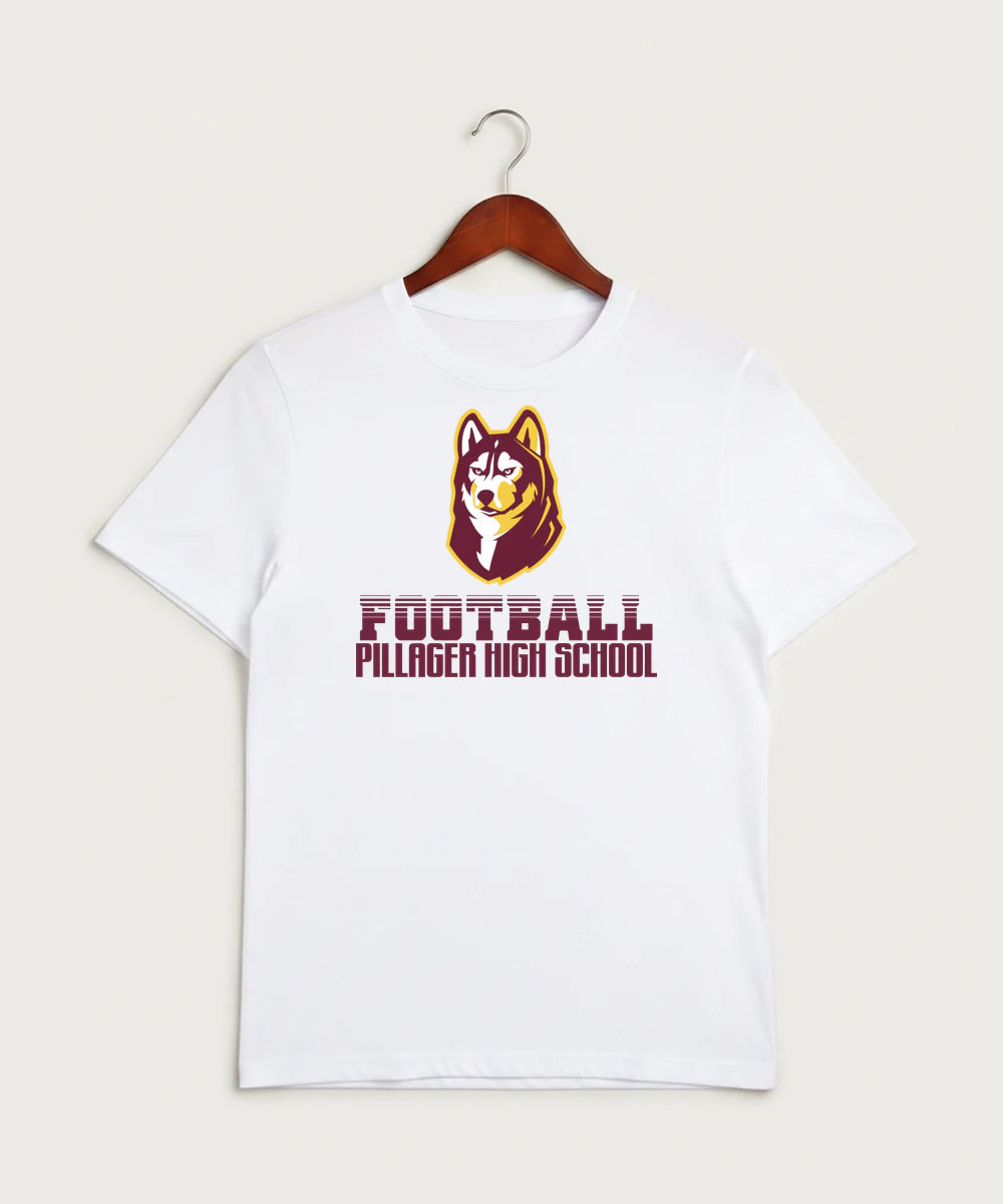 Pillager High School Football (Boys) - White Sport-Tek PosiCharge Competitor Tee. ST350