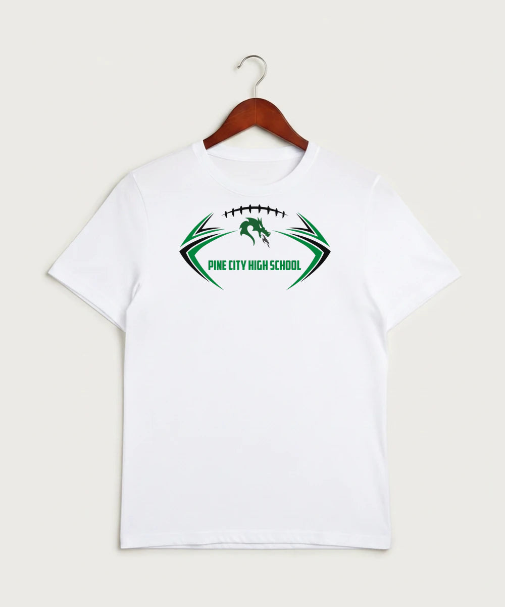 Pine City High School Football (Boys) - White Sport-Tek PosiCharge Competitor Tee. ST350