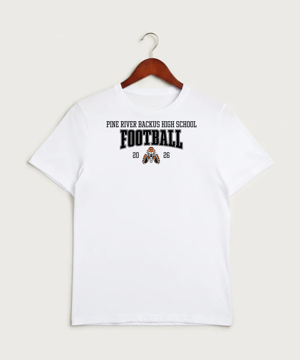 Pine River Backus High School Football (Boys) - White Sport-Tek PosiCharge Competitor Tee. ST350