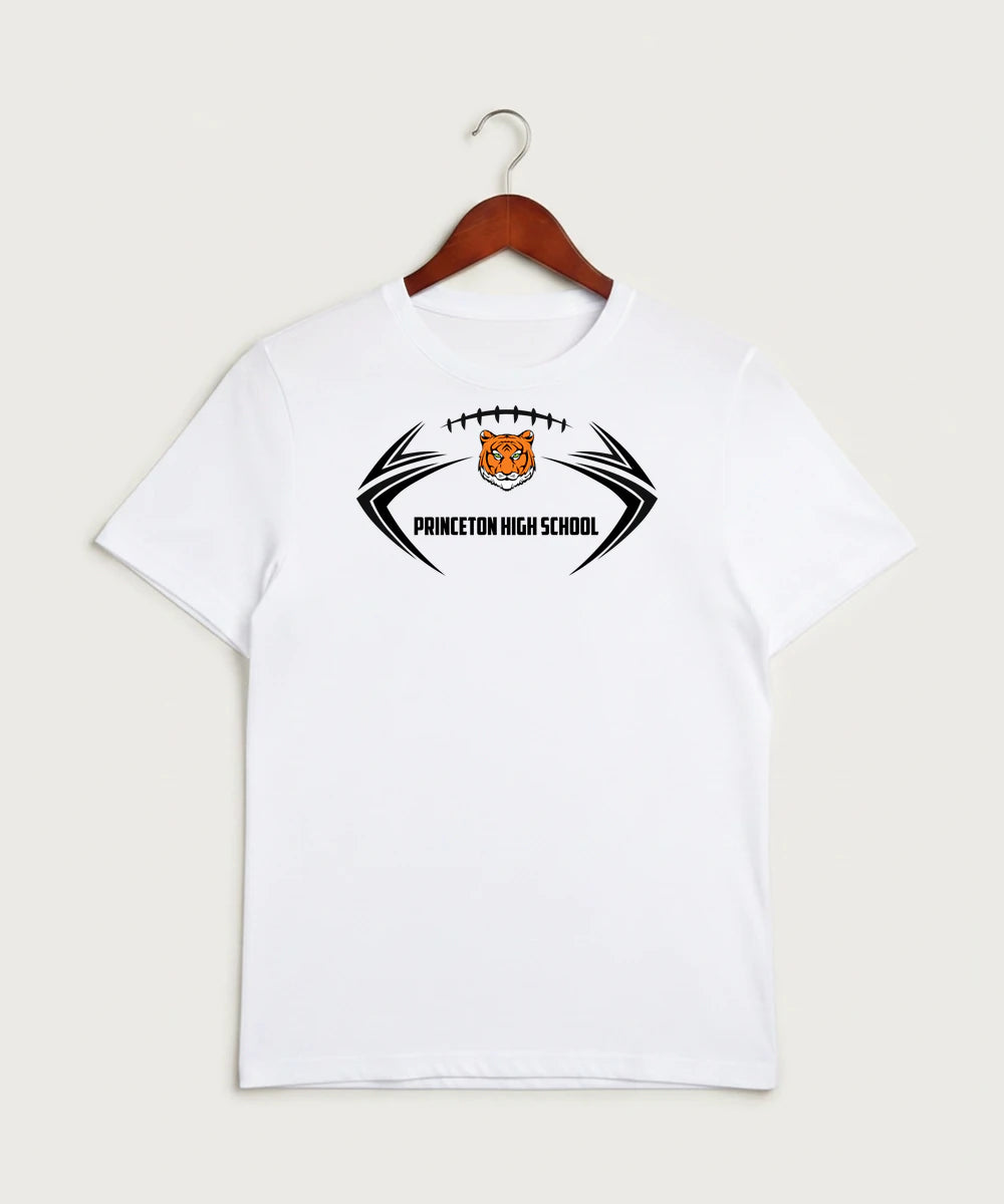 Princeton High School Football (Boys) - White Sport-Tek PosiCharge Competitor Tee. ST350