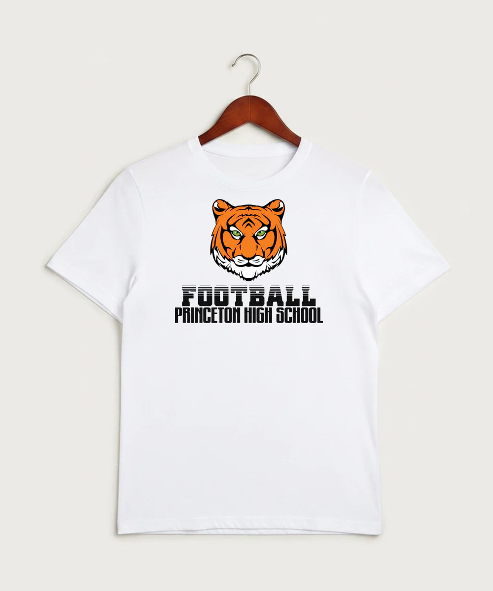 Princeton High School Football (Boys) - White Sport-Tek PosiCharge Competitor Tee. ST350