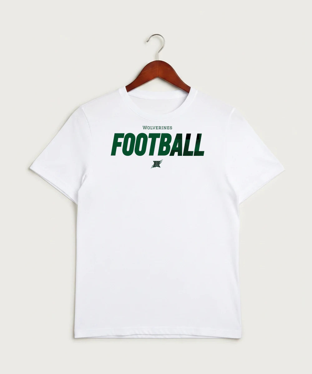 Rock Ridge High School Football (Boys) - White Sport-Tek PosiCharge Competitor Tee. ST350