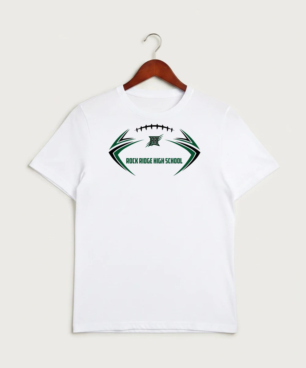 Rock Ridge High School Football (Boys) - White Sport-Tek PosiCharge Competitor Tee. ST350