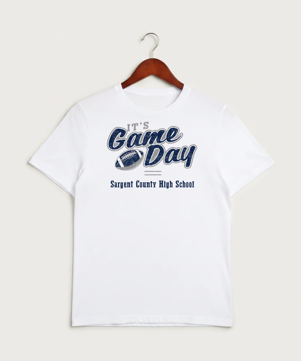 Sargent County High School Football (Boys) - White Sport-Tek PosiCharge Competitor Tee. ST350