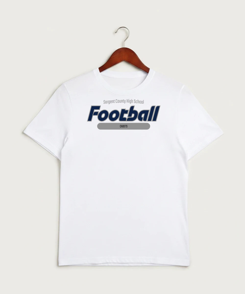 Sargent County High School Football (Boys) - White Sport-Tek PosiCharge Competitor Tee. ST350