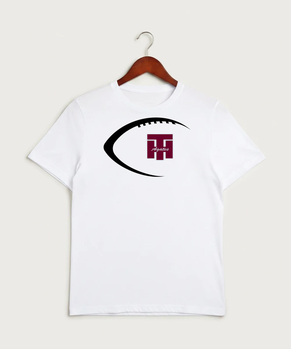 Two Harbors High School Football (Boys) - White Sport-Tek PosiCharge Competitor Tee. ST350