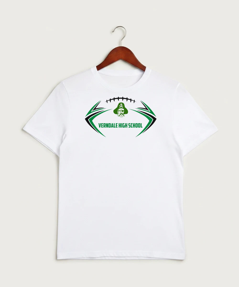 Verndale High School Football (Boys) - White Sport-Tek PosiCharge Competitor Tee. ST350