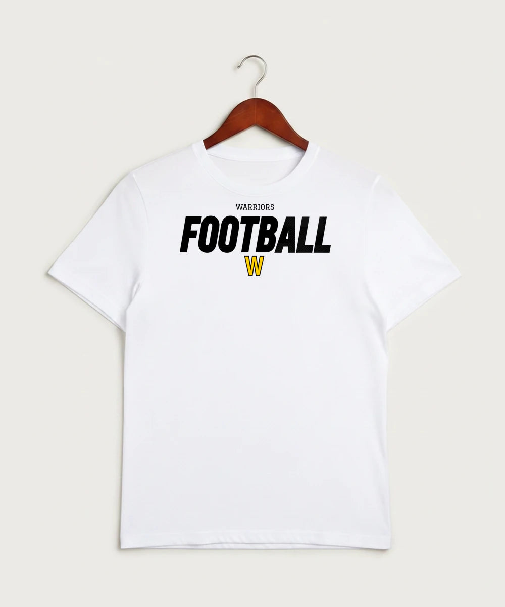 Warroad High School Football (Boys) - White Sport-Tek PosiCharge Competitor Tee. ST350