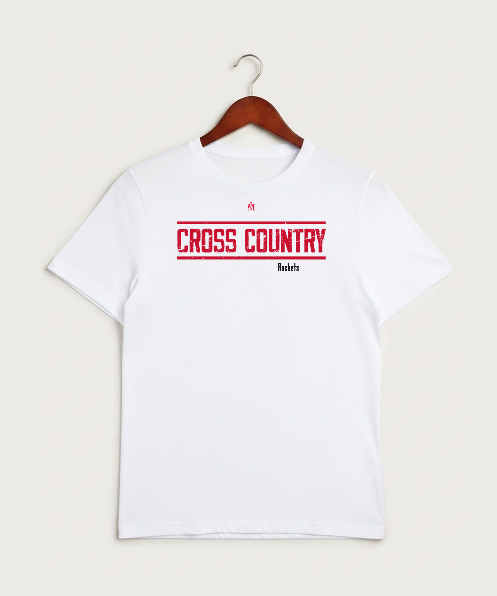 John Marshall High School Cross Country (Coed) - White Sport-Tek PosiCharge Competitor Tee. ST350