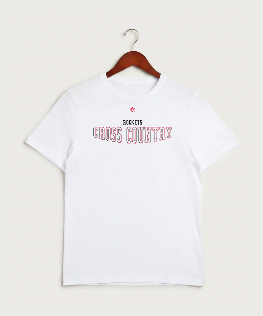John Marshall High School Cross Country (Coed) - White Sport-Tek PosiCharge Competitor Tee. ST350