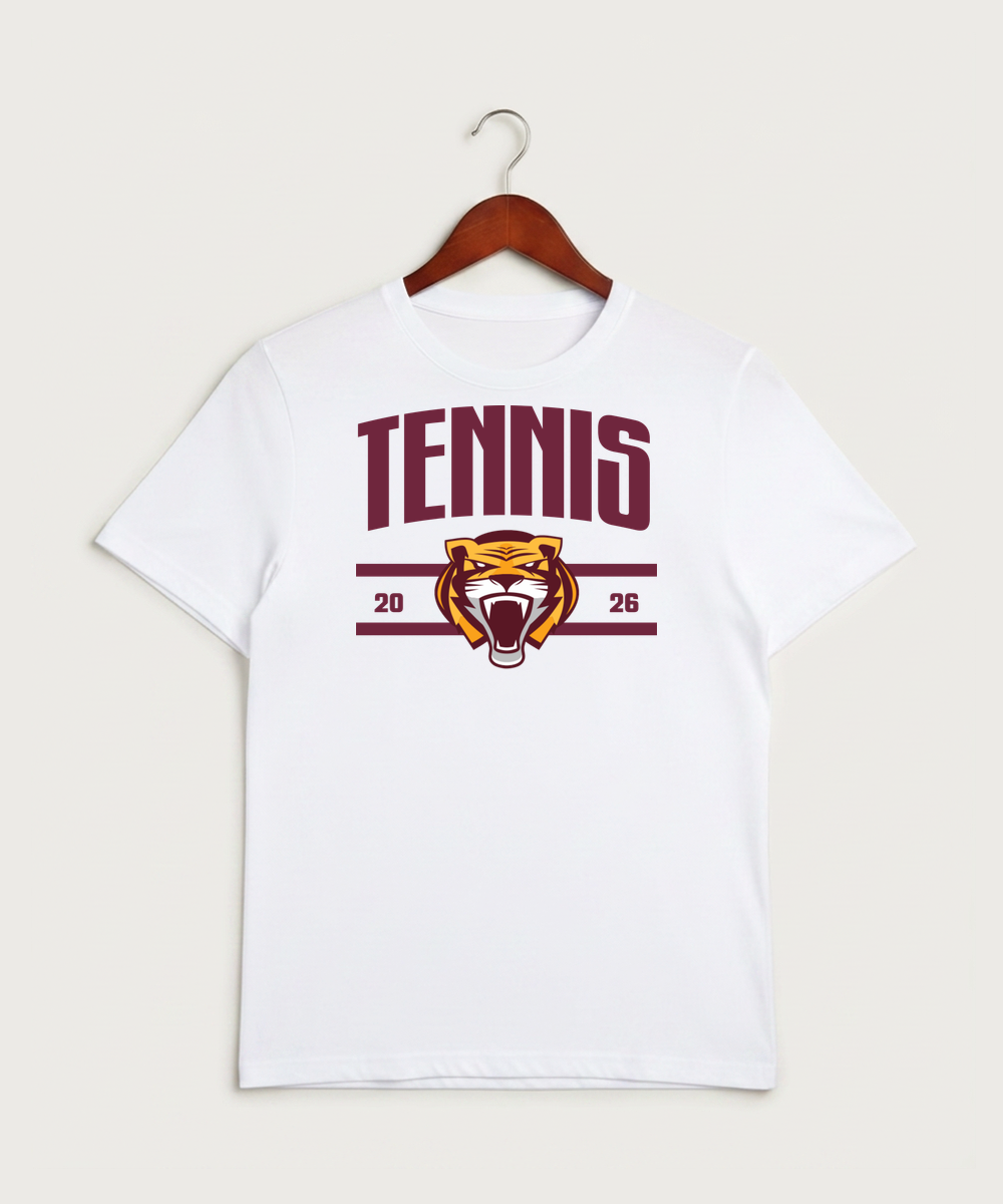 Stewartville High School Tennis (Coed) - White Sport-Tek PosiCharge Competitor Tee. ST350