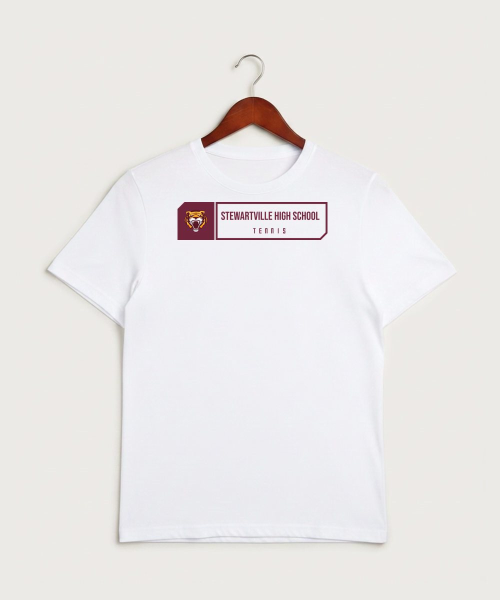 Stewartville High School Tennis (Coed) - White Sport-Tek PosiCharge Competitor Tee. ST350