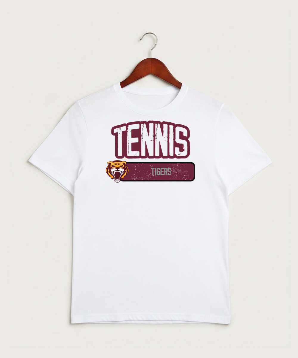 Stewartville High School Tennis (Coed) - White Sport-Tek PosiCharge Competitor Tee. ST350