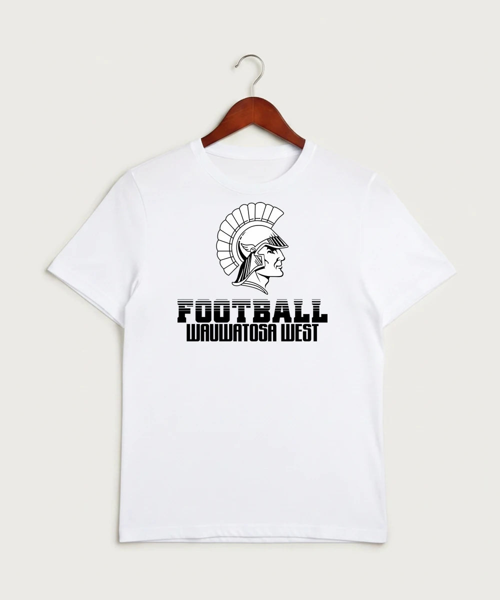 Wauwatosa West Football - White Sport-Tek PosiCharge Competitor Tee. ST350