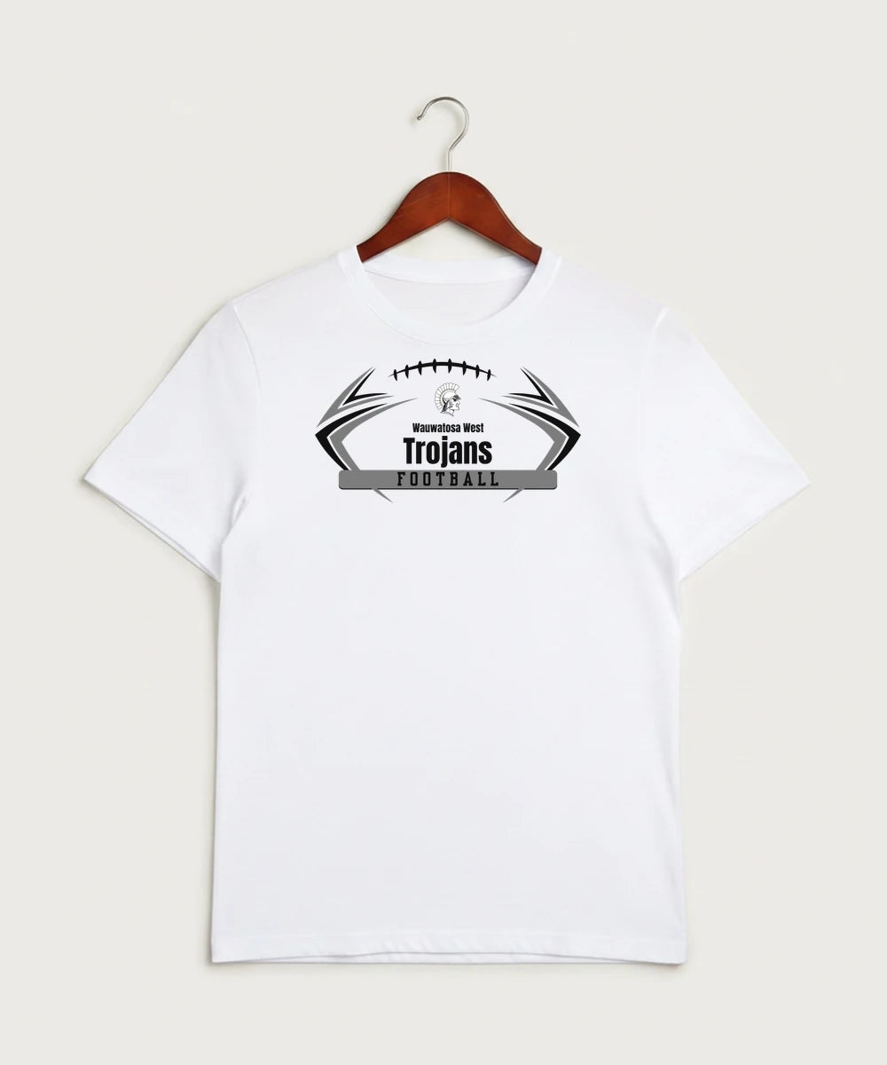 Wauwatosa West Football - White Sport-Tek PosiCharge Competitor Tee. ST350