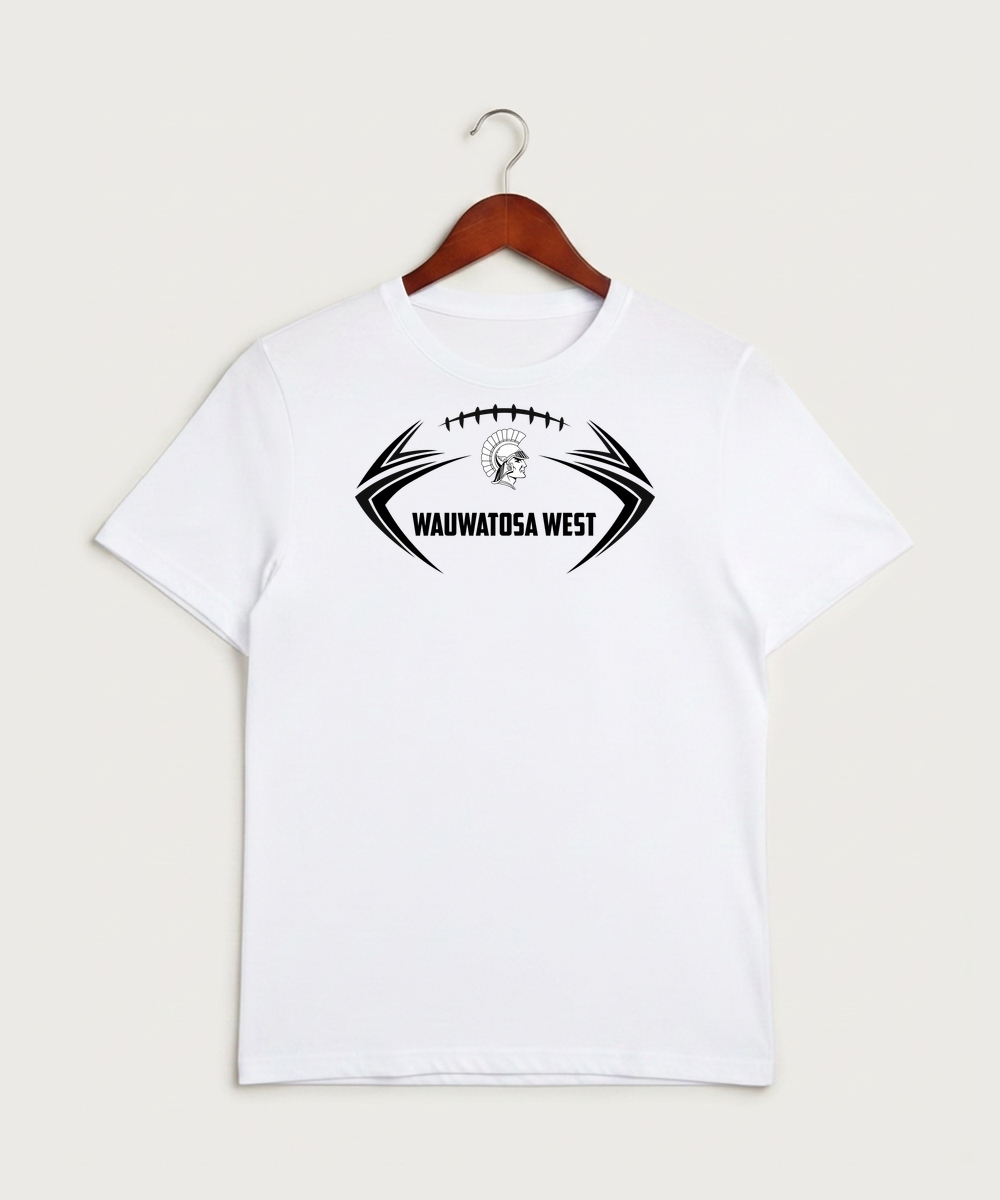 Wauwatosa West Football - White Sport-Tek PosiCharge Competitor Tee. ST350