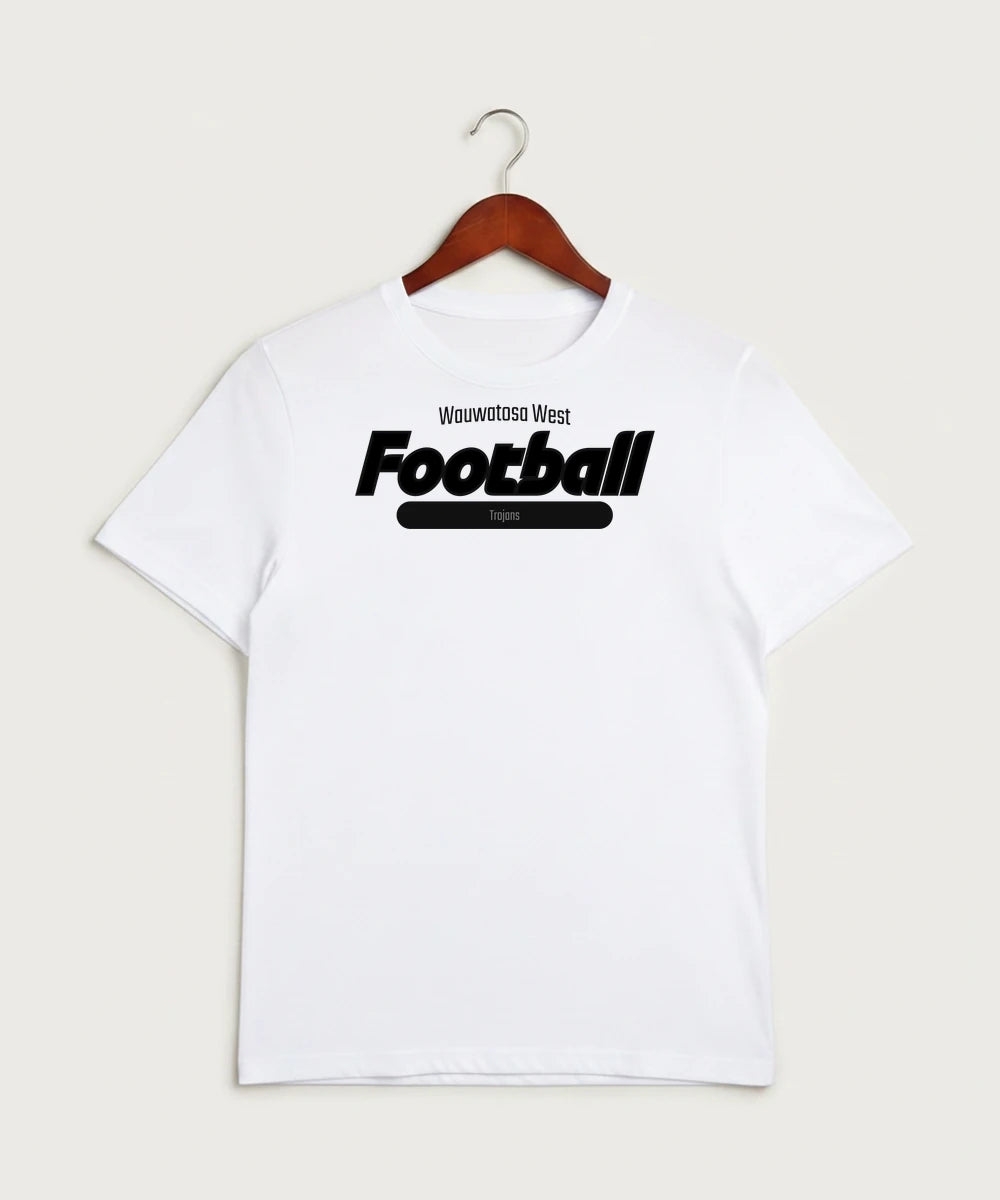 Wauwatosa West Football - White Sport-Tek PosiCharge Competitor Tee. ST350