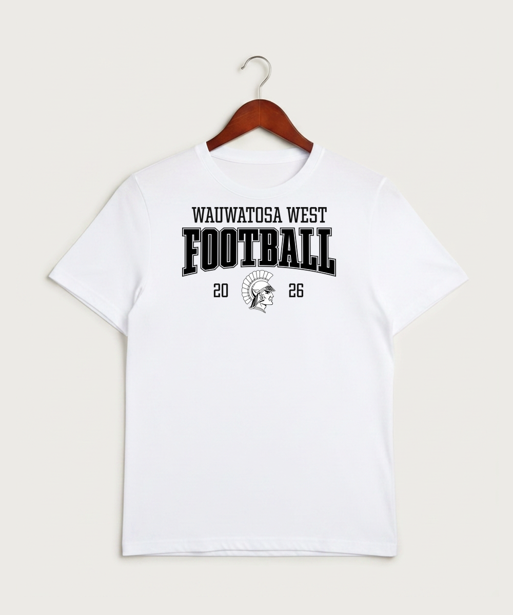 Wauwatosa West Football - White Sport-Tek PosiCharge Competitor Tee. ST350
