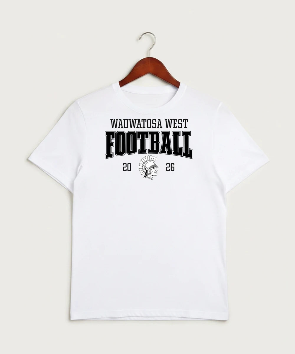 Wauwatosa West Football - White Sport-Tek PosiCharge Competitor Tee. ST350