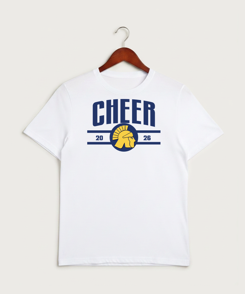 Wausau West High School Cheer - White Sport-Tek PosiCharge Competitor Tee. ST350
