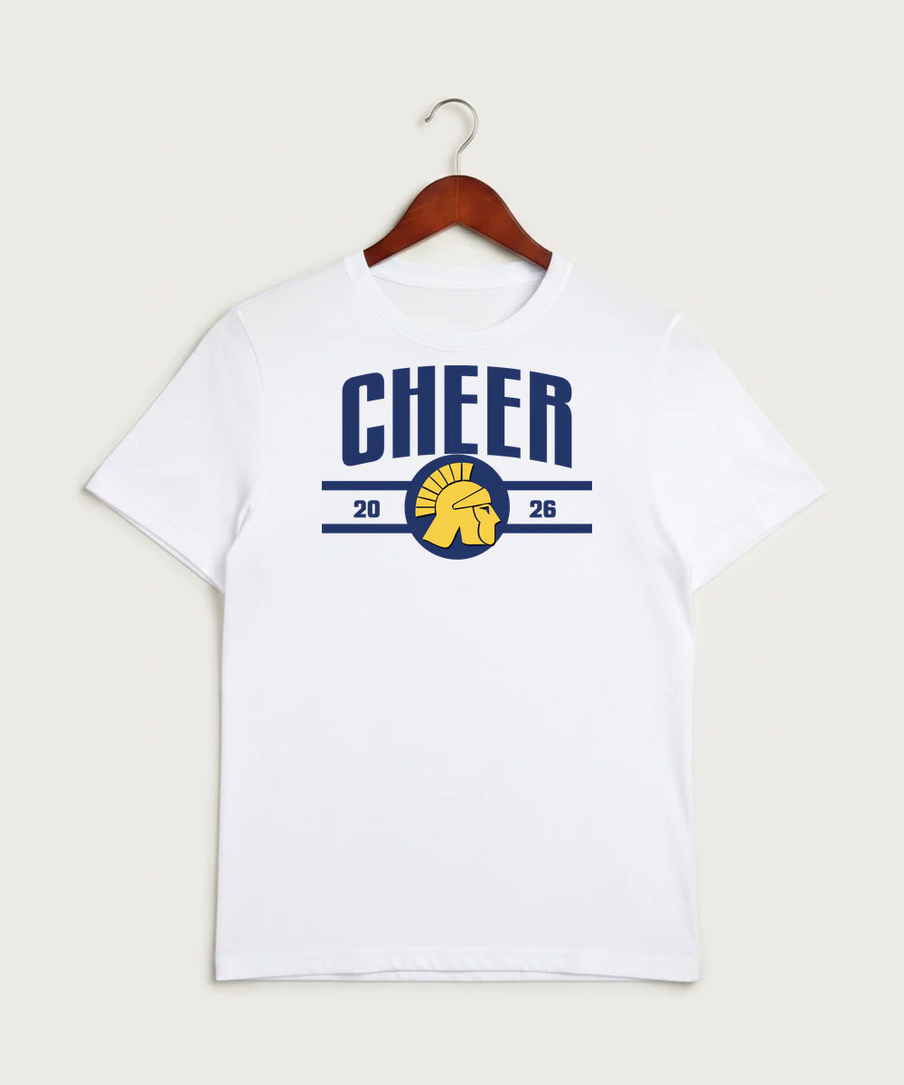 Wausau West High School Cheer - White Sport-Tek PosiCharge Competitor Tee. ST350