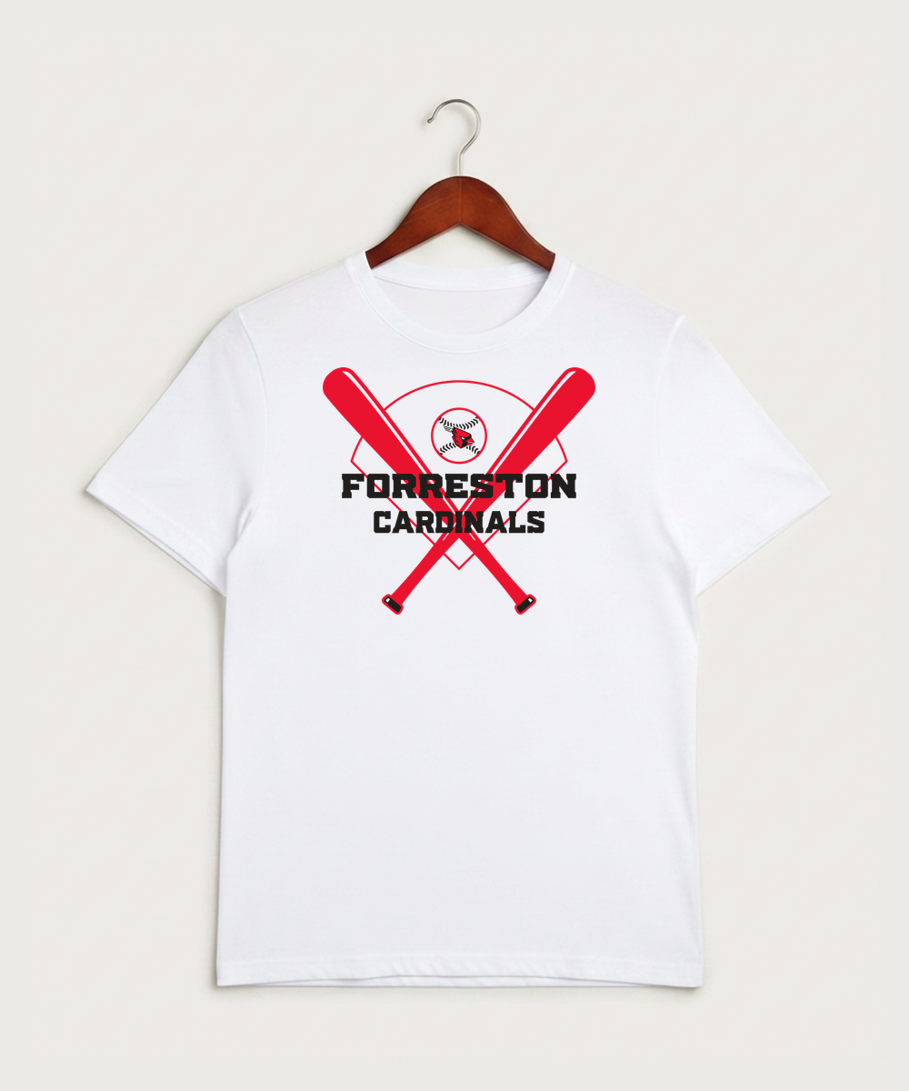 Forreston Baseball - White Sport-Tek PosiCharge Competitor Tee. ST350