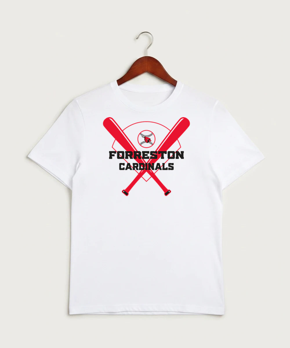 Forreston Baseball - White Sport-Tek PosiCharge Competitor Tee. ST350