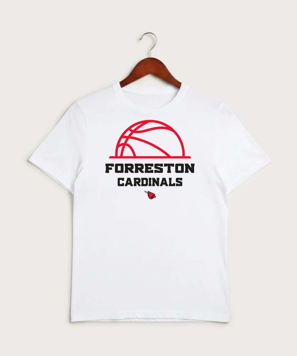 Forreston Basketball - White Sport-Tek PosiCharge Competitor Tee. ST350