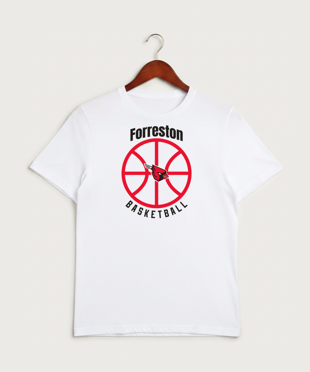 Forreston Basketball - White Sport-Tek PosiCharge Competitor Tee. ST350