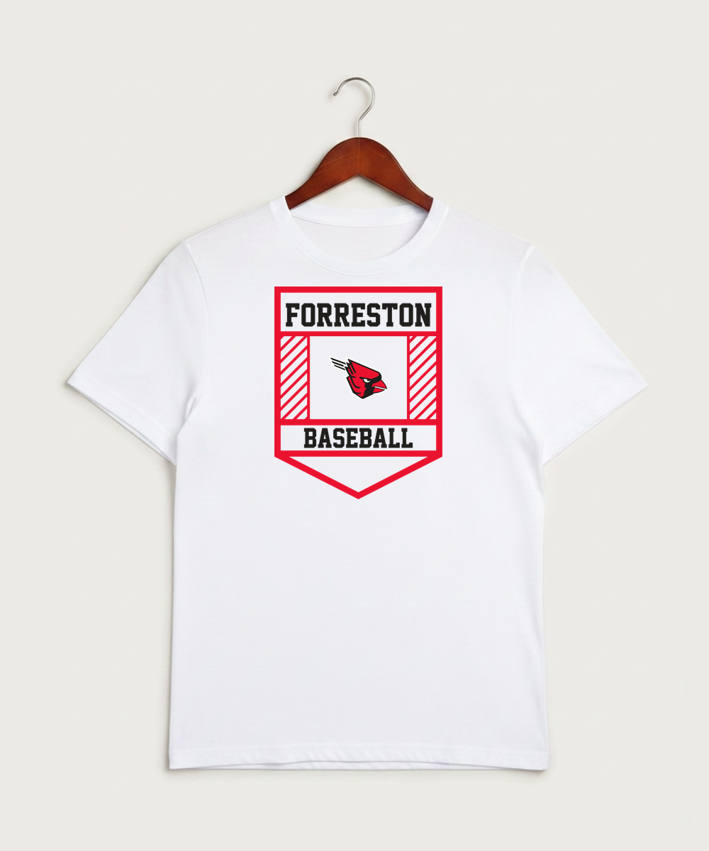 Forreston Baseball - White Sport-Tek PosiCharge Competitor Tee. ST350