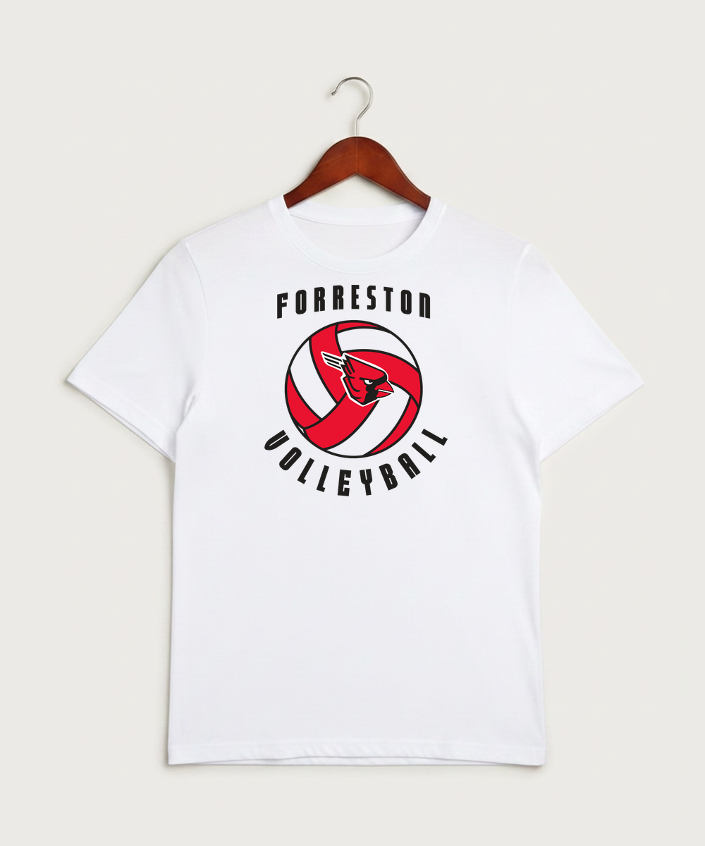 Forreston Volleyball - White Sport-Tek PosiCharge Competitor Tee. ST350