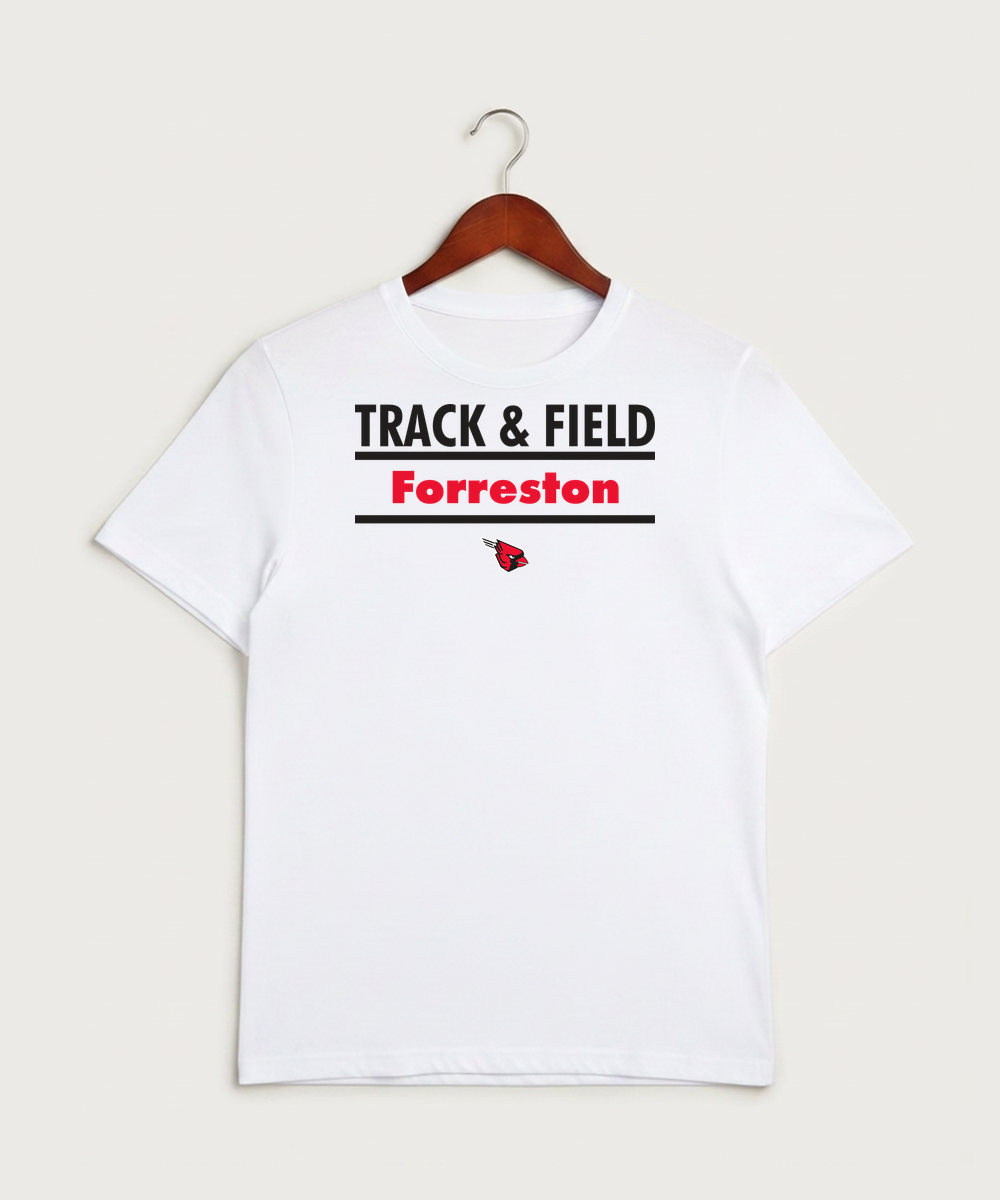 Forreston Track and Field - White Sport-Tek PosiCharge Competitor Tee. ST350