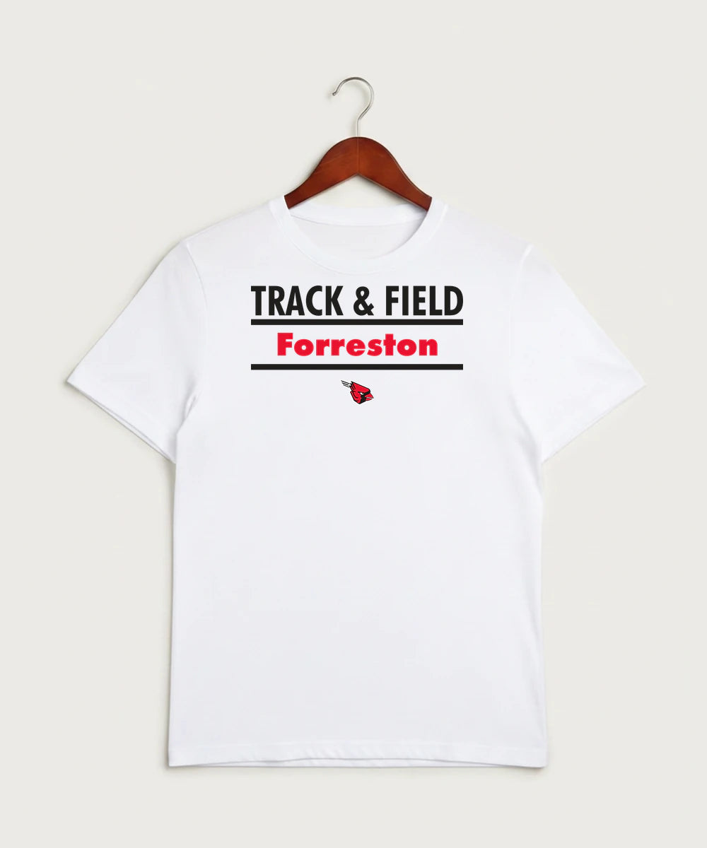 Forreston Track and Field - White Sport-Tek PosiCharge Competitor Tee. ST350
