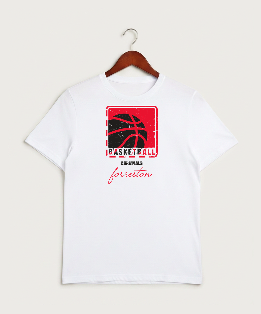 Forreston Basketball - White Sport-Tek PosiCharge Competitor Tee. ST350