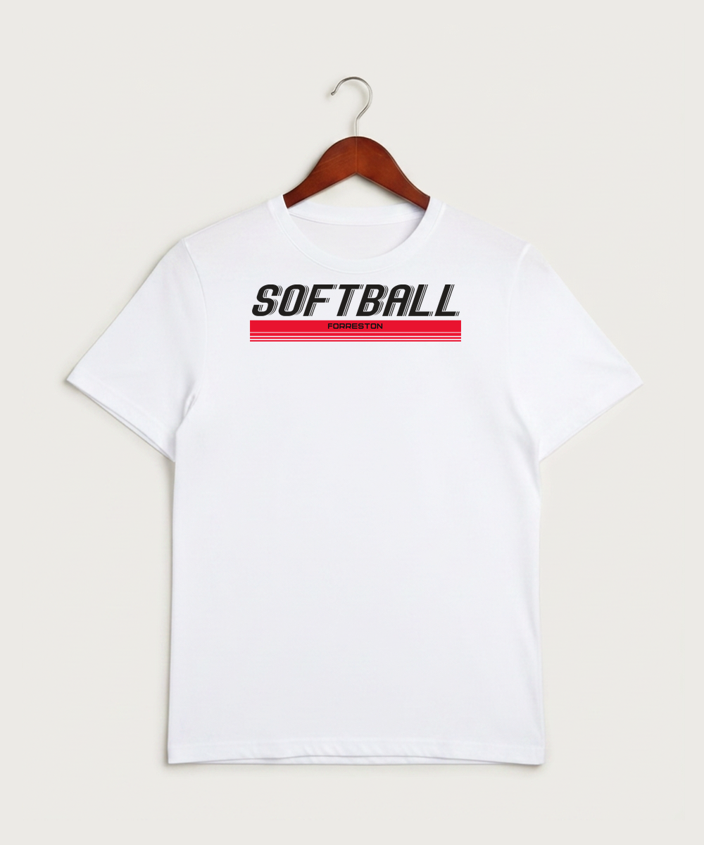 Forreston Softball - White Sport-Tek PosiCharge Competitor Tee. ST350