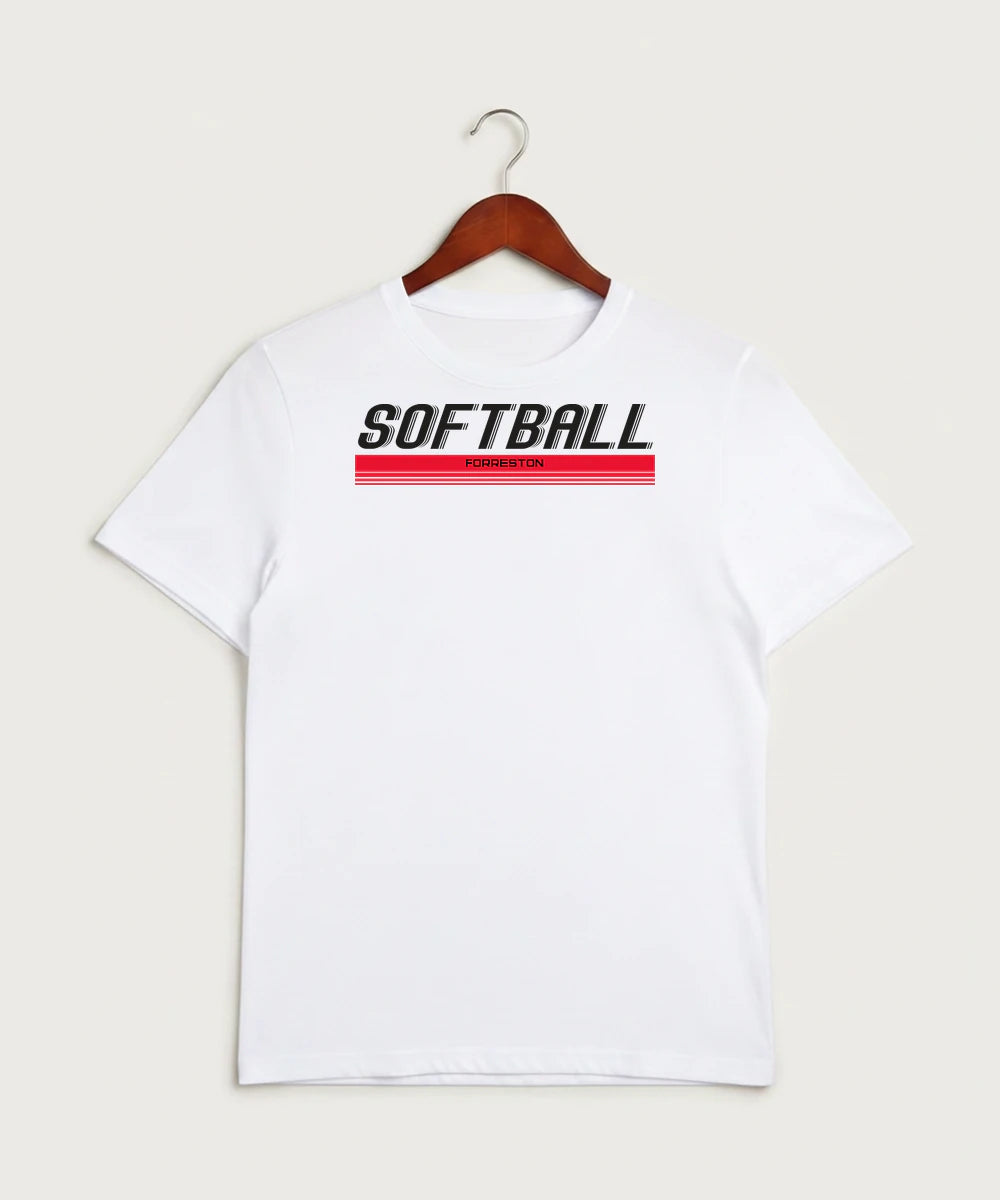 Forreston Softball - White Sport-Tek PosiCharge Competitor Tee. ST350