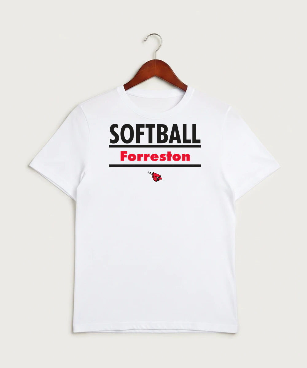 Forreston Softball - White Sport-Tek PosiCharge Competitor Tee. ST350