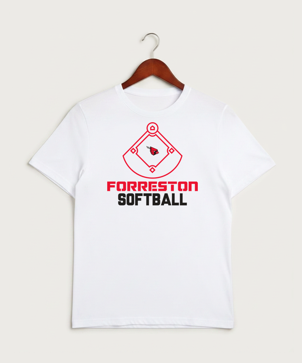 Forreston Softball - White Sport-Tek PosiCharge Competitor Tee. ST350