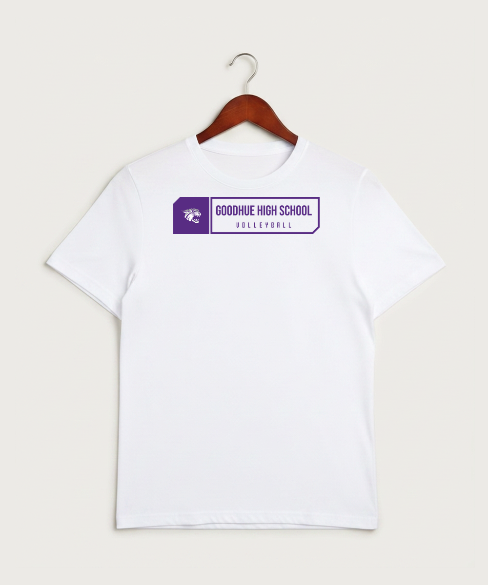 Goodhue High School Volleyball (Girls) - White Sport-Tek PosiCharge Competitor Tee. ST350