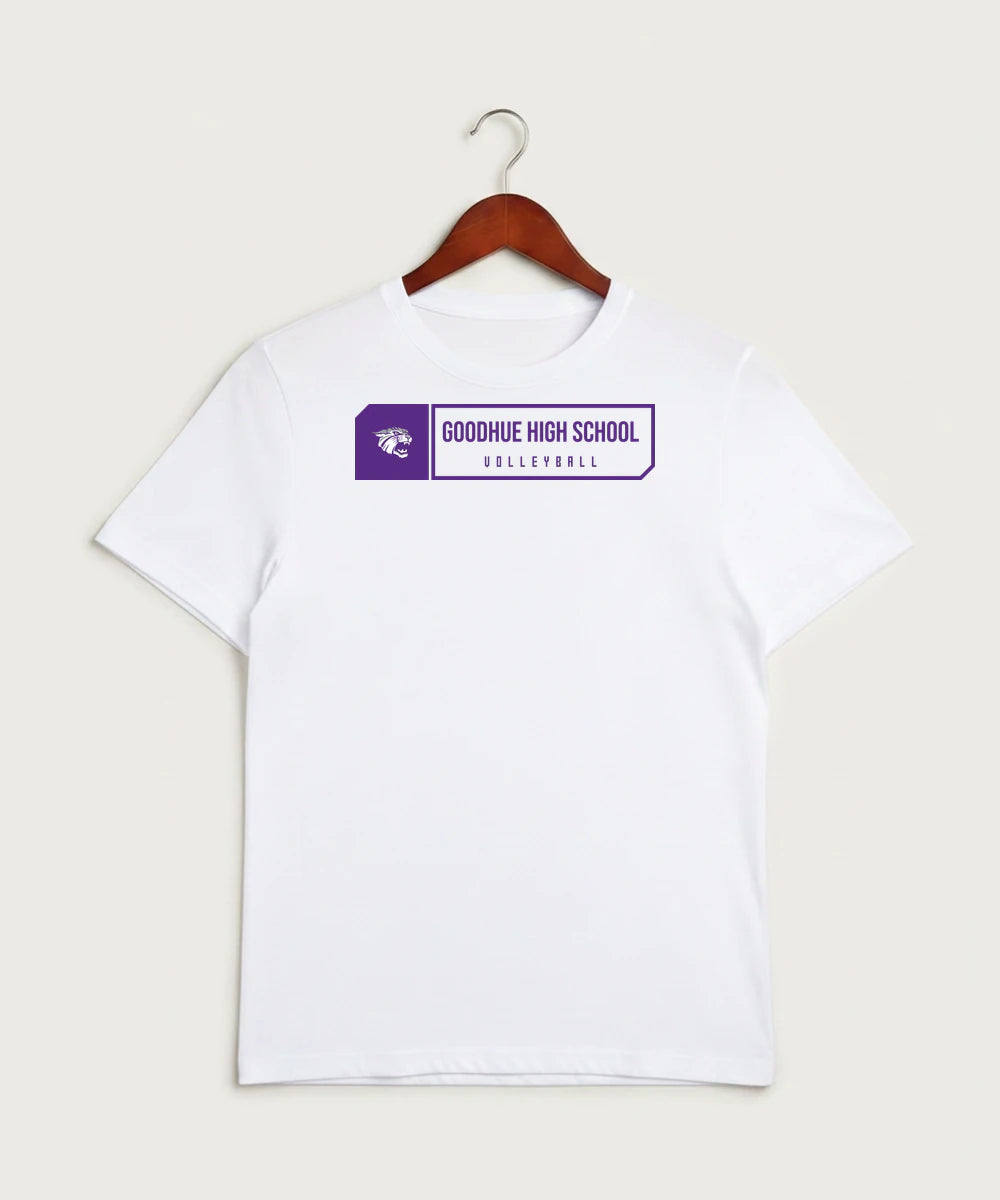 Goodhue High School Volleyball (Girls) - White Sport-Tek PosiCharge Competitor Tee. ST350