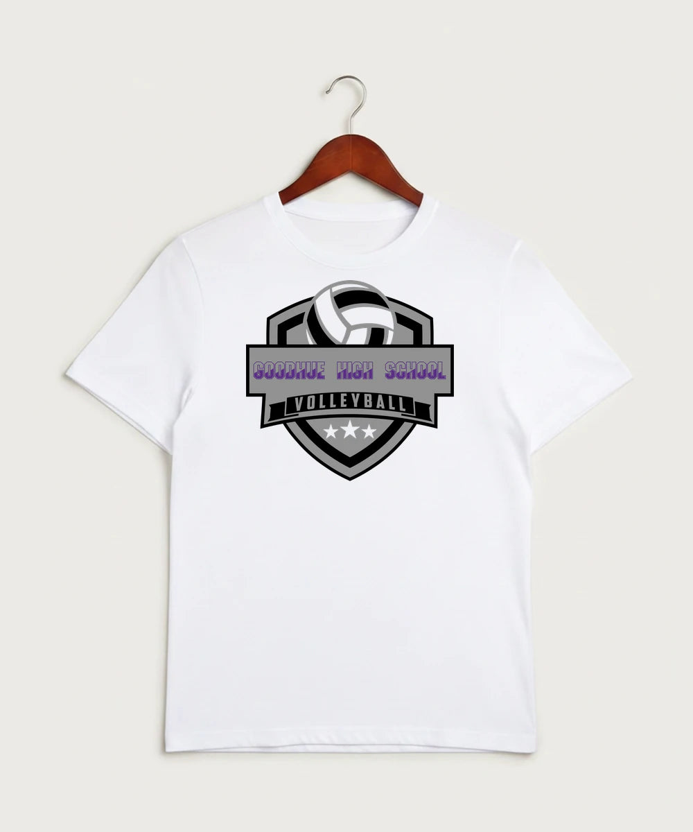 Goodhue High School Volleyball (Girls) - White Sport-Tek PosiCharge Competitor Tee. ST350