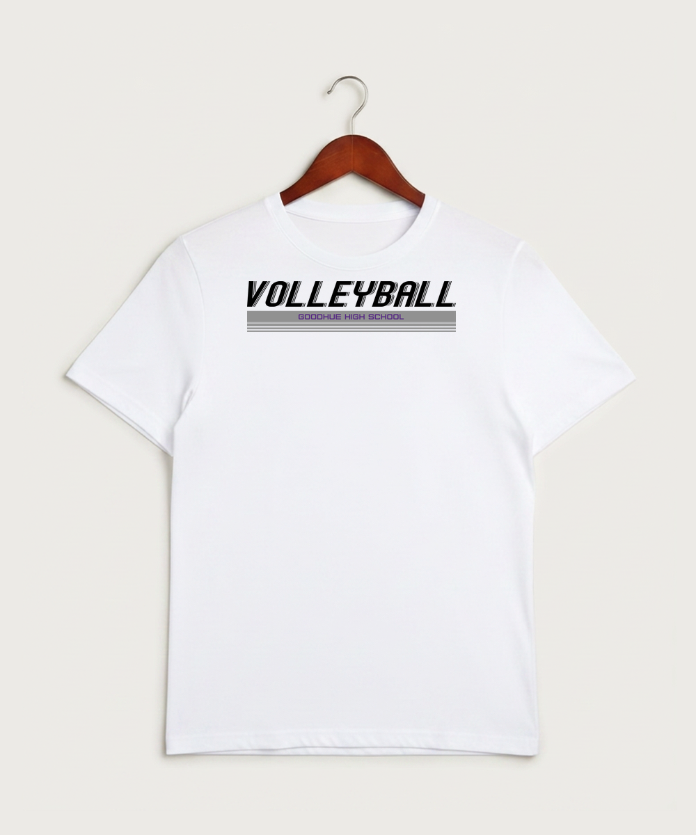 Goodhue High School Volleyball (Girls) - White Sport-Tek PosiCharge Competitor Tee. ST350