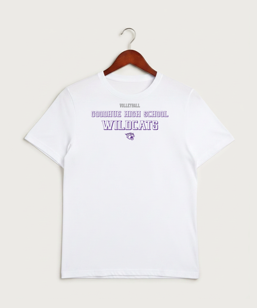 Goodhue High School Volleyball (Girls) - White Sport-Tek PosiCharge Competitor Tee. ST350
