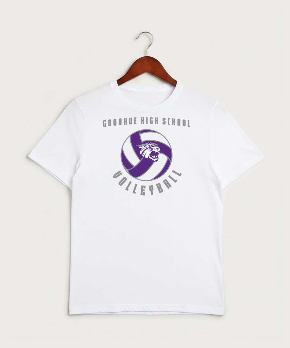 Goodhue High School Volleyball (Girls) - White Sport-Tek PosiCharge Competitor Tee. ST350
