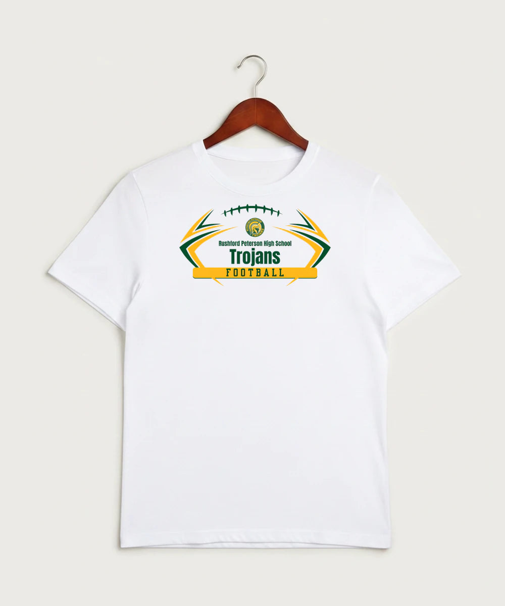 Rushford Peterson High School Football (Boys) - White Sport-Tek PosiCharge Competitor Tee. ST350