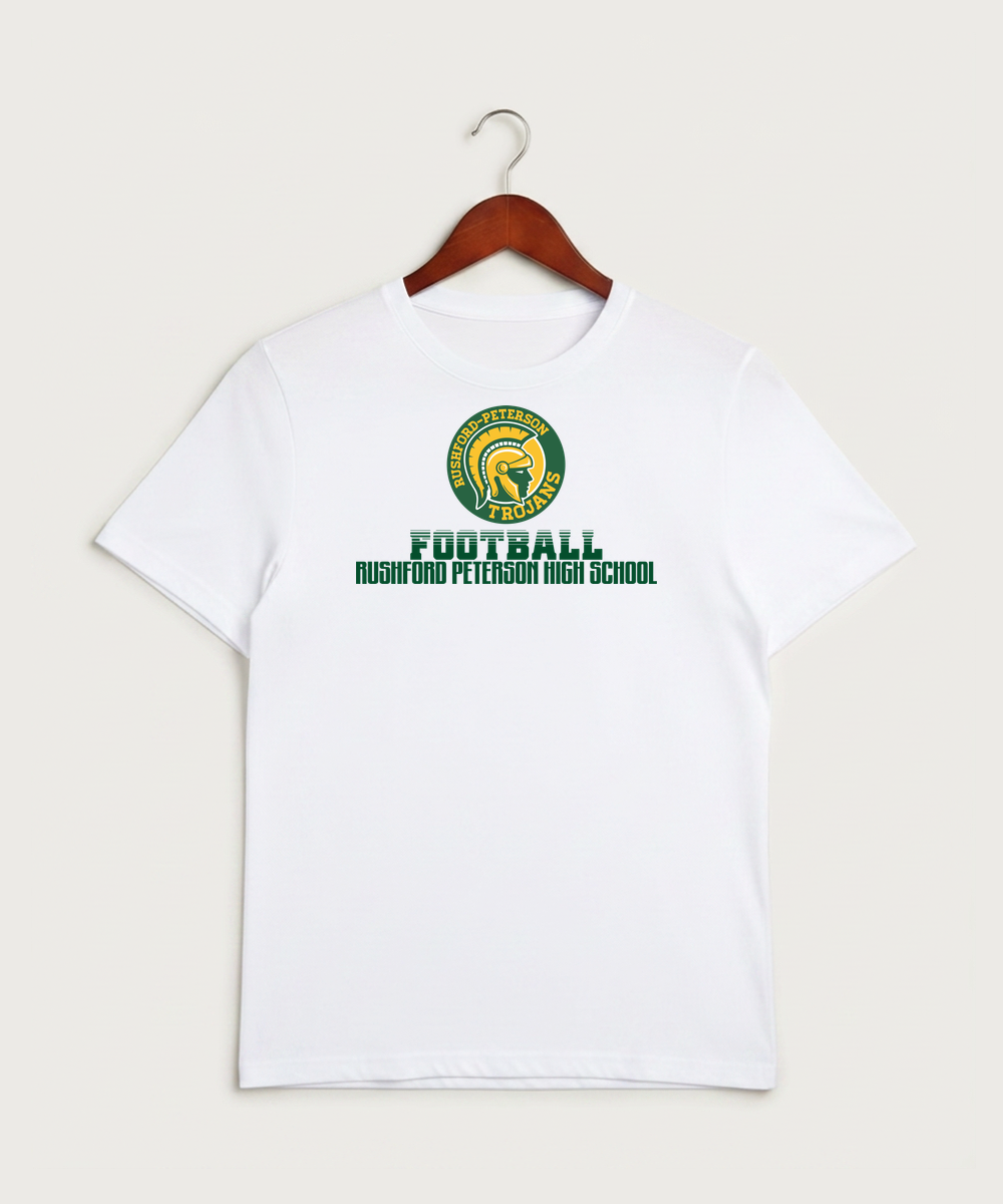 Rushford Peterson High School Football (Boys) - White Sport-Tek PosiCharge Competitor Tee. ST350