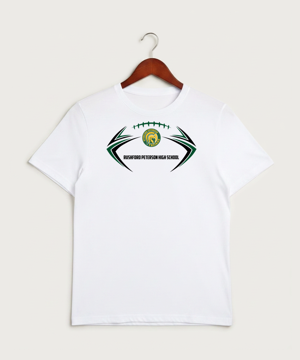 Rushford Peterson High School Football (Boys) - White Sport-Tek PosiCharge Competitor Tee. ST350