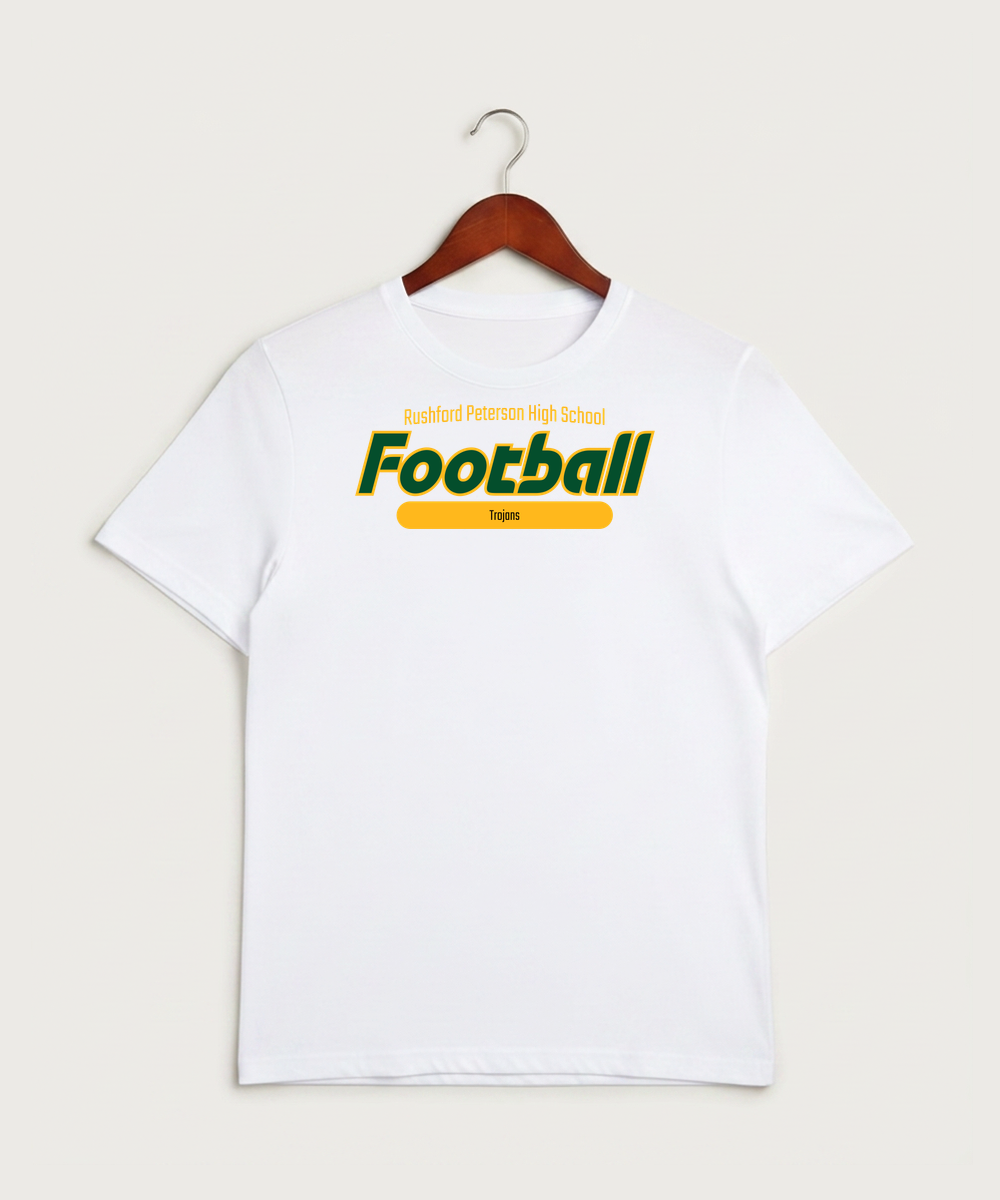 Rushford Peterson High School Football (Boys) - White Sport-Tek PosiCharge Competitor Tee. ST350