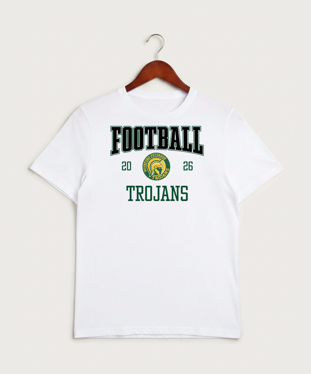 Rushford Peterson High School Football (Boys) - White Sport-Tek PosiCharge Competitor Tee. ST350