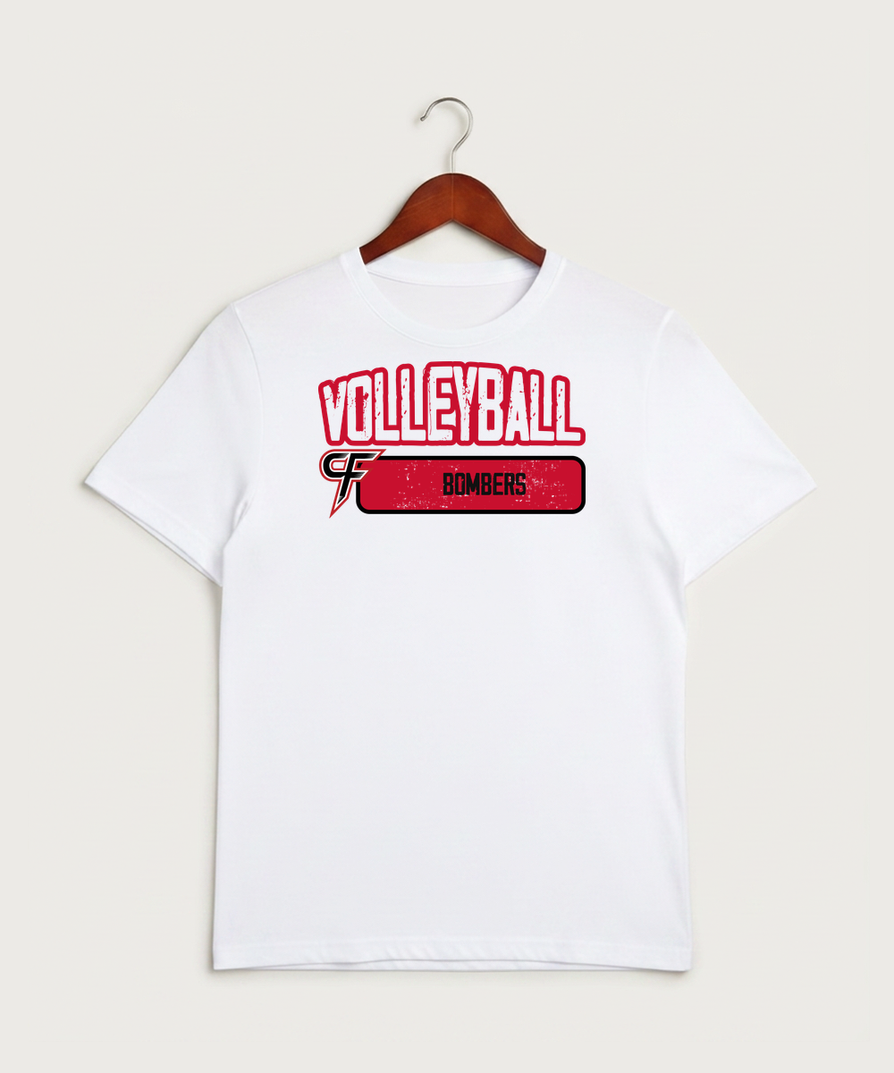 Cannon Falls High School Volleyball (Girls) - White Sport-Tek PosiCharge Competitor Tee. ST350